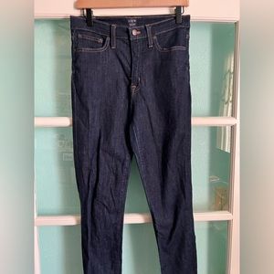J Crew dark rinse jeans